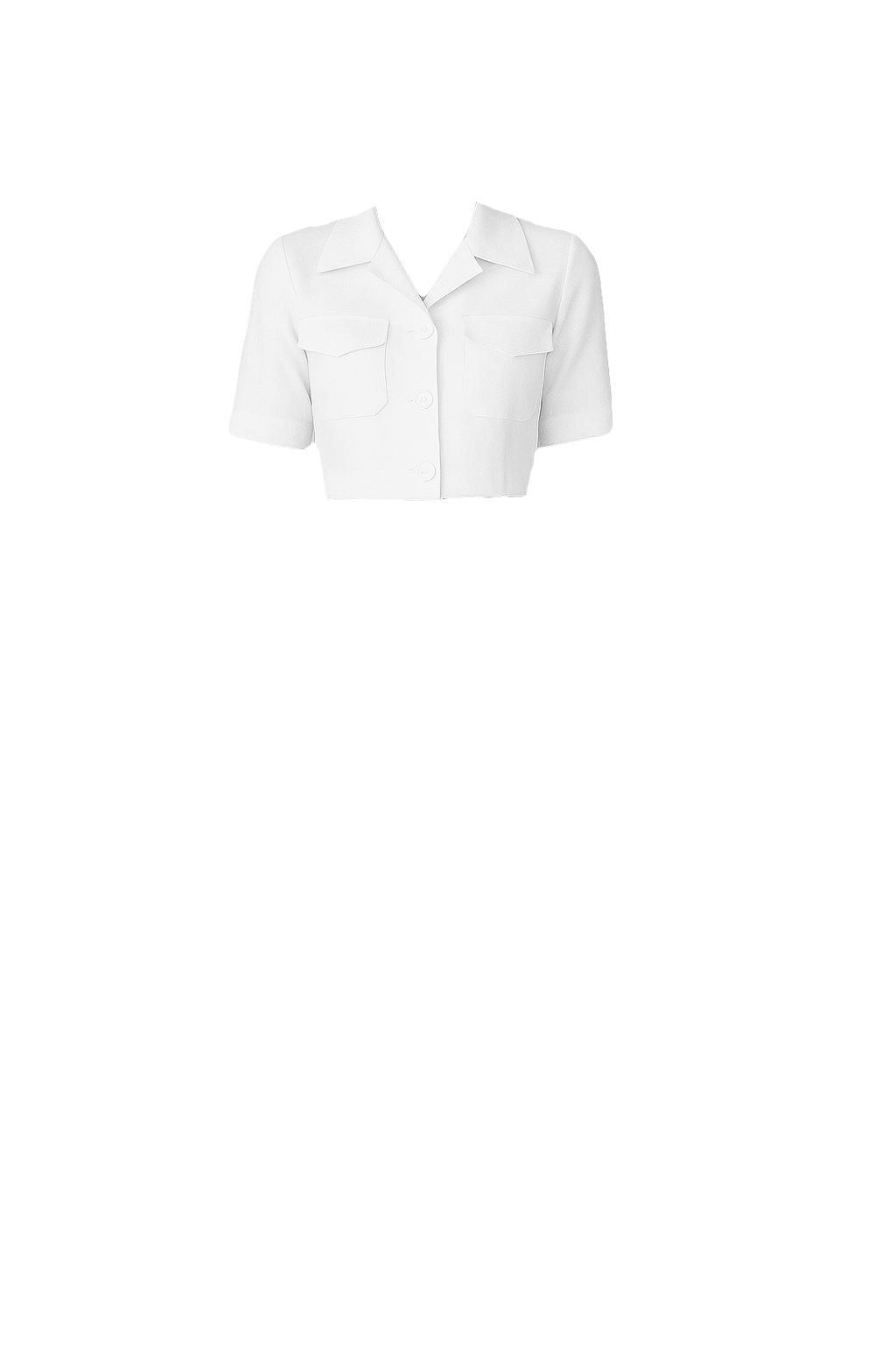 Crop Shirt With Pockets.png Top